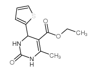 ethyl 4-methyl-2-oxo-6-thiophen-2-yl-3,6-dihydro-1H-pyrimidine-5-carboxylate structure