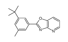 2-(3-tert-butyl-5-methylphenyl)-[1,3]oxazolo[4,5-b]pyridine Structure