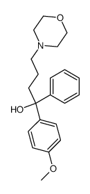 1-(4-methoxy-phenyl)-4-morpholin-4-yl-1-phenyl-butan-1-ol Structure