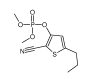 (2-cyano-5-propylthiophen-3-yl) dimethyl phosphate结构式