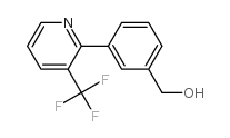 3-(3-(Trifluoromethyl)pyridin-2-yl)benzyl alcohol结构式