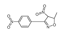 (4R,5S)-5-methyl-4-nitro-3-(4-nitrophenyl)-4,5-dihydro-1,2-oxazole Structure