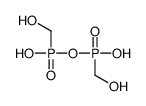 [hydroxy(hydroxymethyl)phosphoryl]oxy-(hydroxymethyl)phosphinic acid Structure