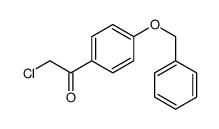 2-chloro-1-(4-phenylmethoxyphenyl)ethanone结构式