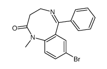 8-bromo-1-methyl-6-phenyl-3,4-dihydro-1,5-benzodiazocin-2-one Structure