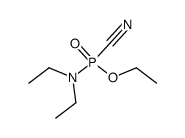 cyano-phosphonic acid ethyl ester-diethylamide结构式