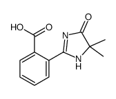 2-(4,4-dimethyl-5-oxo-1H-imidazol-2-yl)benzoic acid Structure