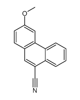 3-methoxyphenanthrene-9-carbonitrile Structure