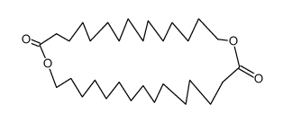 1,17-dioxacyclodotriacontane-2,18-dione Structure