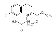 [[4-(4-chlorophenyl)-1,1-dimethoxy-butan-2-ylidene]amino]urea picture