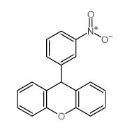 9-(3-nitrophenyl)-9H-xanthene结构式