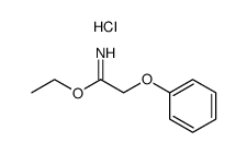 2-phenoxy-acetimidic acid ethyl ester, hydrochloride Structure