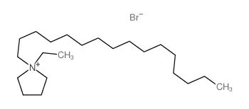 1-ethyl-1-hexadecyl-2,3,4,5-tetrahydropyrrole Structure