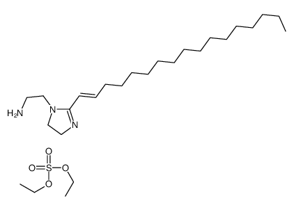 diethyl sulphate, compound with [[2-(heptadecenyl)-4,5-dihydro-1H-imidazol-1-yl]ethyl]amine (1:1) Structure