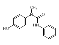 Urea,N-(4-hydroxyphenyl)-N-methyl-N'-phenyl-结构式