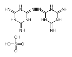 di[1,3,5-triazine-2,4,6-triamine] sulphate结构式