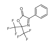 4-phenyl-2,2-bis-trifluoromethyl-2H-oxazol-5-one Structure