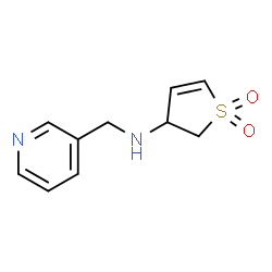 3-Pyridinemethanamine, N-(2,3-dihydro-1,1-dioxido-3-thienyl)- (9CI) structure