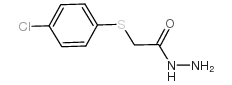 [(4-Chlorophenyl)Thio]Acetic Acid Hydrazide structure