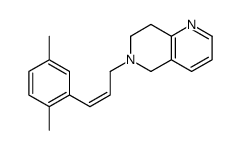 6-[(E)-3-(2,5-dimethylphenyl)prop-2-enyl]-7,8-dihydro-5H-1,6-naphthyridine Structure