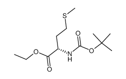 Boc-Met-OEt结构式