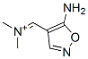 Methanaminium, N-[(5-amino-4-isoxazolyl)methylene]-N-methyl- (9CI) structure