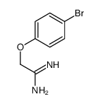 2-(4-bromophenoxy)ethanimidamide结构式