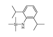 2,6-di(propan-2-yl)-N-trimethylsilylaniline结构式