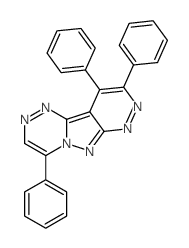 4,9,10-Triphenylpyridazino[3,4:3,4]pyrazolo[5,1-c][1,2,4]triazine结构式