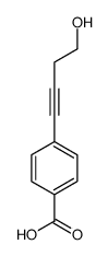 4-(4-hydroxybut-1-ynyl)benzoic acid Structure