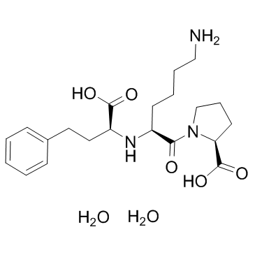 赖诺普利二水合物结构式