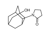 1-(5-hydroxy-2-adamantyl)pyrrolidin-2-one Structure