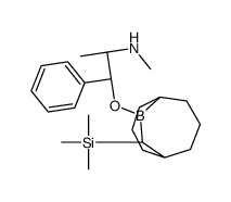 N,α-Dimethyl-β-[[(10R)-10-(trimethylsilyl)-9-borabicyclo[3.3.2]dec-9-yl]oxy]-(αS,βS)-benzeneethanamine structure