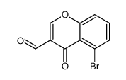 5-bromo-4-oxochromene-3-carbaldehyde结构式