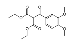 diethyl (3,4-dimethoxybenzoyl)malonate结构式