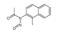 N-(1-methyl-2-naphthyl)-N-nitrosoacetamide结构式