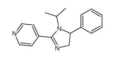 4-(5-phenyl-1-propan-2-yl-4,5-dihydroimidazol-2-yl)pyridine Structure