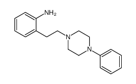 2-[2-(4-phenylpiperazin-1-yl)ethyl]aniline结构式