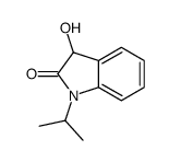 3-hydroxy-1-propan-2-yl-3H-indol-2-one Structure