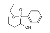 1-[ethylsulfanyl(phenyl)phosphoryl]butan-1-ol Structure