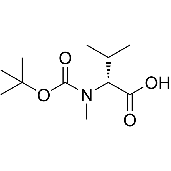 Boc-DN-Me-Val-OH structure