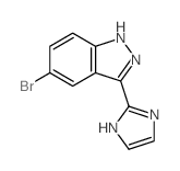 5-溴-3-(1H-咪唑-2-基)-1H-吲唑图片