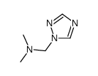 N,N-dimethyl-1-(1,2,4-triazol-1-yl)methanamine Structure