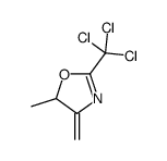 5-methyl-4-methylidene-2-(trichloromethyl)-1,3-oxazole结构式