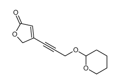 3-[3-(oxan-2-yloxy)prop-1-ynyl]-2H-furan-5-one Structure