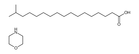 isooctadecanoic acid, compound with morpholine (1:1)结构式