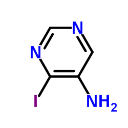 4-Iodo-5-pyrimidinamine Structure