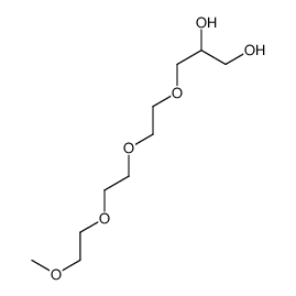 3-[2-[2-(2-methoxyethoxy)ethoxy]ethoxy]propane-1,2-diol结构式