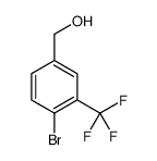 4-Bromo-3-(trifluoromethyl)benzyl alcohol structure