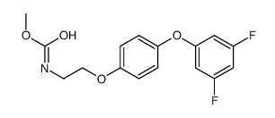 methyl N-[2-[4-(3,5-difluorophenoxy)phenoxy]ethyl]carbamate结构式